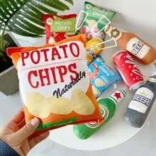 ペット用サウンド付きおもちゃポテトチップス【耐噛み・毛並みケア・柴犬・コーギー対応】
