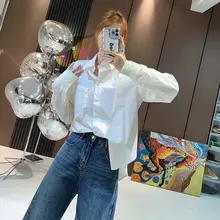 ホワイトシャツ レディース【デザイン性・フィット・長袖・通勤対応】