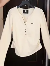 大きいサイズ用長袖Tシャツ【ウエストシェイプデザイン・カジュアル・女性用】（セットアップ対応）
