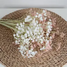 81本の小星星デザインの造花【プラスチック製・忘れな草・インテリア装飾用】