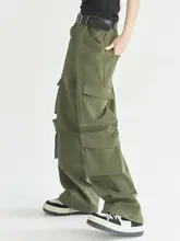 万有引力博物館 デザイン性のあるストレートワークパンツ【春用・カジュアル・女性用】