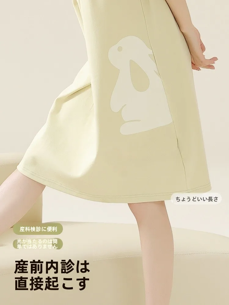 授乳対応のコットン製マタニティナイトドレスは妊娠中から使えるのか？