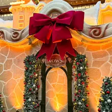 クリスマス装飾用リボン【屋外ウィンドウ用・雰囲気作りに最適】