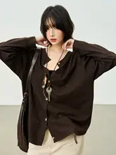 両面着用可能なVネック長袖カーディガンTシャツ【女性用】（セットアップ対応）