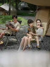 TAN XIAN ZHE アウトドア用 折りたたみ椅子【アルミ製・高背・釣り・昼寝・携帯便利】