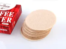 木材色フィルター紙【コーヒー用・モカポット対応・高品質】