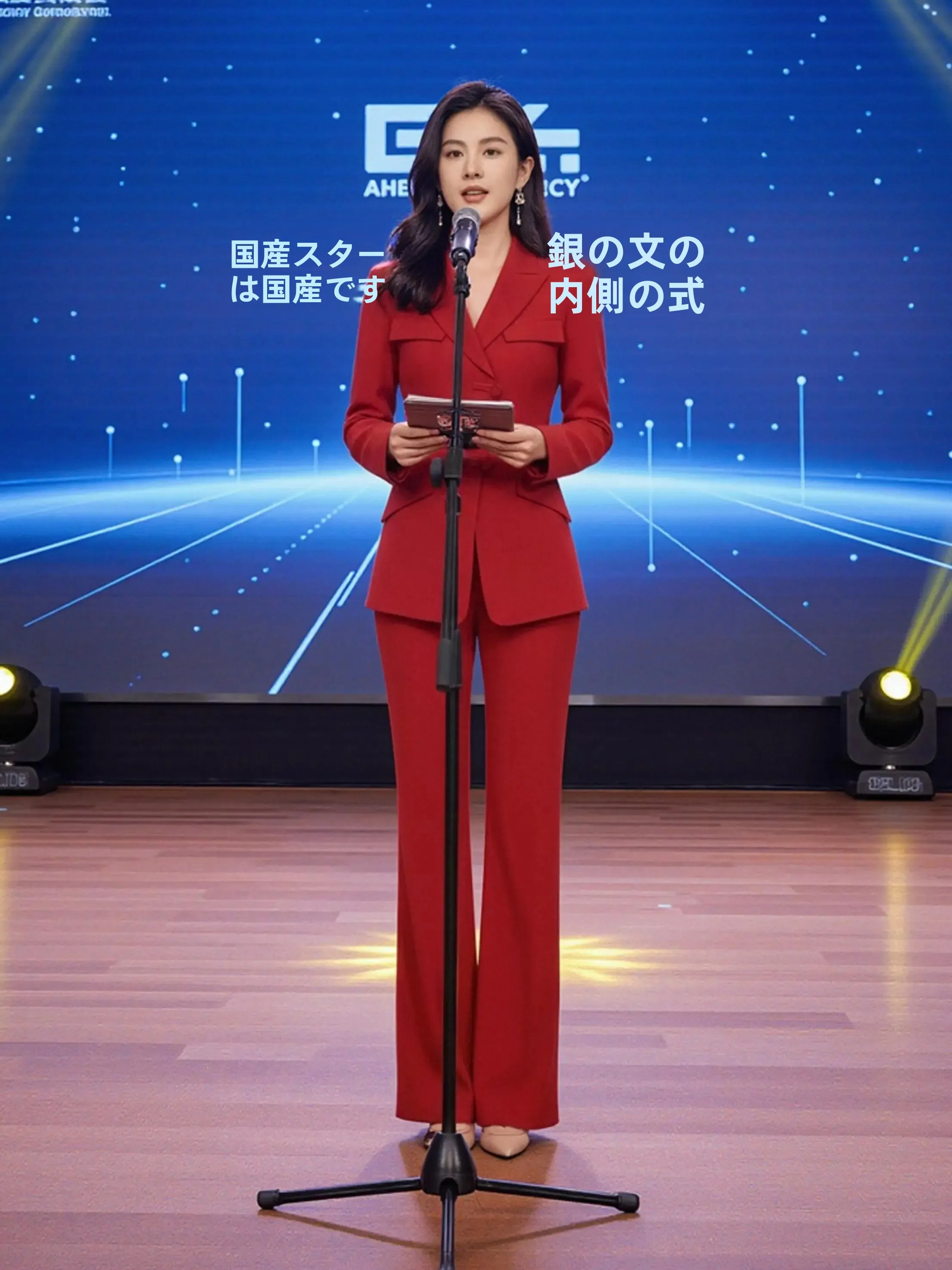 国風デザインの赤い盤扣ジャケット：ビジネスカ ジュアル面接で失敗しない着こなしのガイド