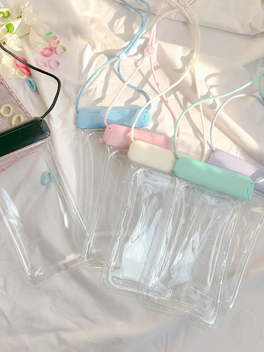 透明な防水スマートフォンケース【タッチスクリーン対応・水泳・アウトドア用】