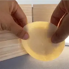 包子皮 型押し器 中厚 辺薄 無垢材 丸いくぼみ