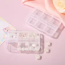 透明プラスチック収納ボックス【小物整理用・持ち運び便利・ミニサイズ】
