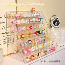 多層透明階段ディスプレイラック【キャラクターコレクション用・フィギュア収納】