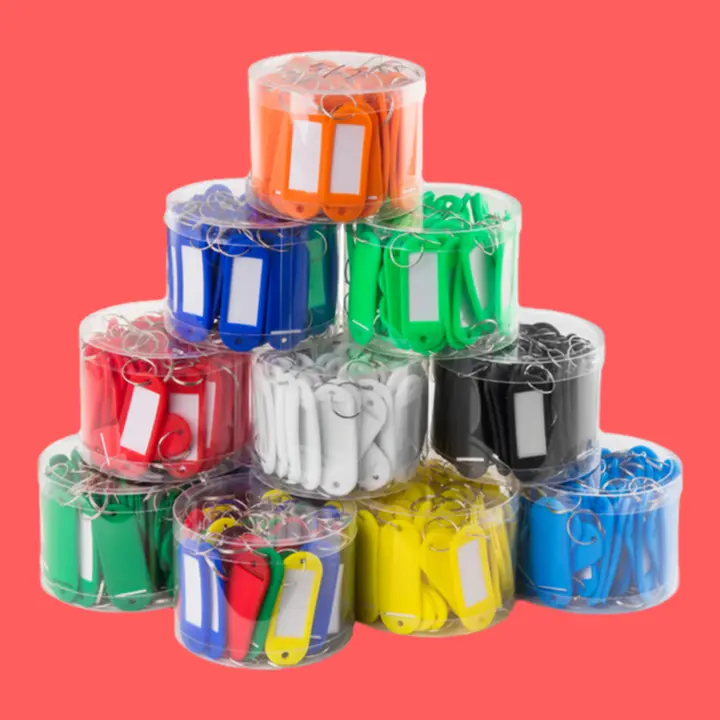 分類用 ミニキーリング付き番号タグ【不動産・物件管理用・識別マーク】