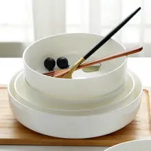 ボウル 深い皿 家庭用食器 磁器 白 深い皿