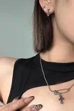 レトロ風 クロスピン・ネックレス【S925シルバー・クラシックデザイン・カップル向け】