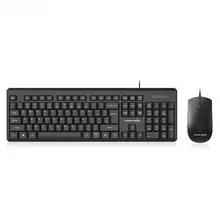 有線キーボード・マウスセット【USB接続・ノートPC・デスクトップ対応】（セットアップ対応）