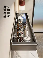 穴あけ不要！バスルーム用壁掛け収納ラック【トイレ・洗面所兼用】