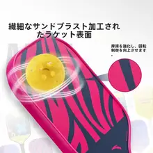 プロ仕様ピンポンラケット【マット仕上げ・初心者向け・卓球ラケットセット（セットアップ対応）】