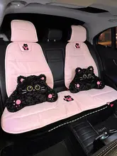 高級感あるリネン製カーシートクッション【後部座席用・通気性・全季節対応】