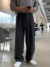 スラックス カジュアルパンツ メンズ 混紡 グレー ゆったり ドレープ感 上品 秋「SSUMENAMTR」