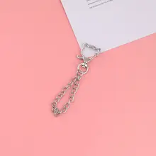 亜鉛合金製 多機能キーホルダー・チェーン付き【DIY手作り・金具・バッグ用チャーム】