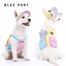 軽量防晒の犬用工装ベスト【春夏用・小中型犬用・リード取り付け可能】