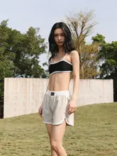夏用 コットン製 レディースパンツ【無地・ゆったりサイズ・ホームウェア】（セットアップ対応）