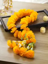 タイ風装飾用仏花リース【偽花・迎賓用・供花用品】