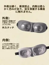 手術後の保護に最適！眼圧防止アイマスク【近視・白内障手術用】