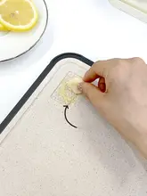 抗菌防霉 ステンレス製 ダブルサイドまな板【家庭用・キッチン用・麦わら素材】