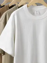 極上の柔らかさの白いTシャツ【半袖・ユニセックス・無地・防晒対応】