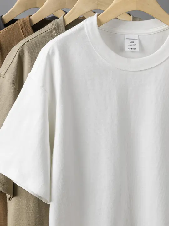 極上の柔らかさの白いTシャツ【半袖・ユニセックス・無地・防晒対応】