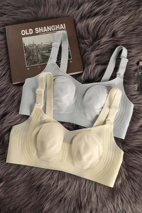 授乳対応 超薄型マタニティブラ【ノー打孔・大胸・小胸対応・防下垂】