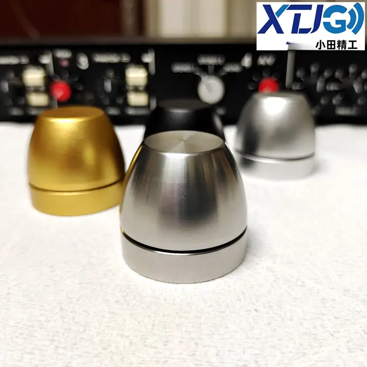 音響機器用アルミマグネシウム合金製防振パッド【CDデコーダー・増幅器用】