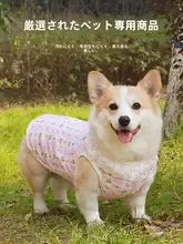 犬用服 柴犬・コーギー・テディに最適な春夏用の薄手で通気性の良いプリンセスドレス【毛が抜けにくい・UVカット機能】