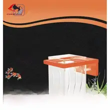 アクリル製 魚餌投与リング【水槽用・散乱防止・フィッシュフード用】