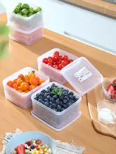 冷蔵庫収納用葱・生姜・にんにく保存ボックス【水切り機能付き・食品グレード】