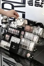 アクリル製 コスメ収納ボックス【化粧台用・アイシャドウ・香水・リップディスプレイ】