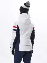 RUNNING RIVER レディース ショートスノージャケット【おしゃれな切替デザイン・ダブルスキー用】
