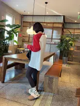 春用の極上の柔らかさストレッチレギンス【ウエストゴム・ダークグレー・肌触りの良い生地】（セットアップ対応）