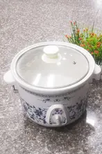 本物のWeiyi家庭用1.5-6L白磁電気シチューポット