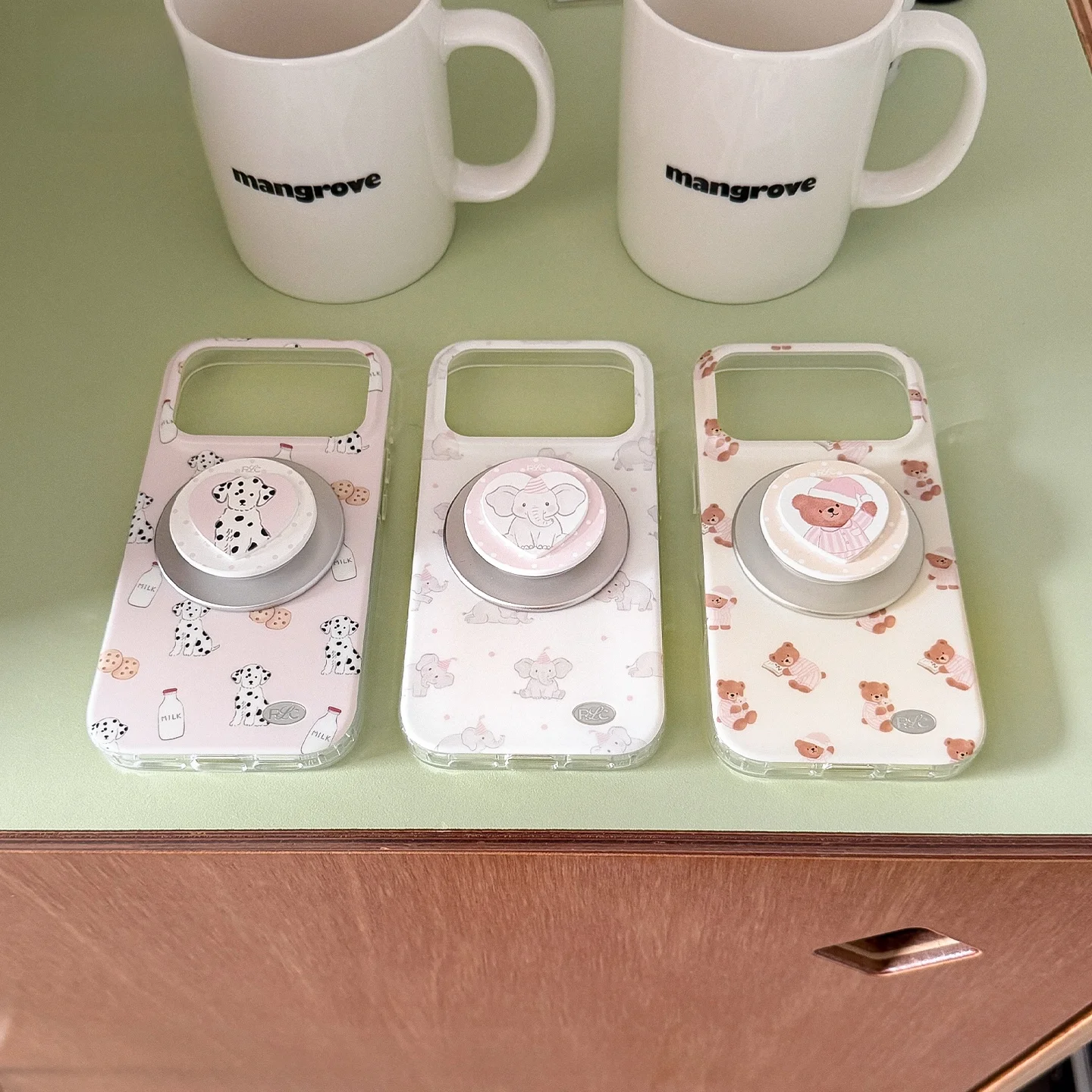 Rolincube マグネット式スマホスタンド ペットデザイン 伸縮可能 携 帯用