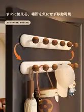 磁吸式ドアフック【穴あけ不要・玄関用・衣類・鍵・帽子収納】