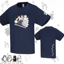 高級感あふれる夏用Tシャツ【短袖・速乾・バドミントン対応・カートゥーンデザイン】（セットアップ対応）