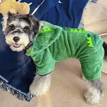 犬用秋冬向け恐竜デザインペットウェア【小型犬・テディベア・シュナウザー用】