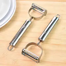 ステンレススチール製 多機能ピーラー【果物・野菜用・皮むき器】