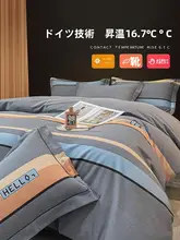 冬用厚手コットンフランネル4点セット ベッドリネン【シンプルデザイン・掛け布団カバー・シーツ付き】