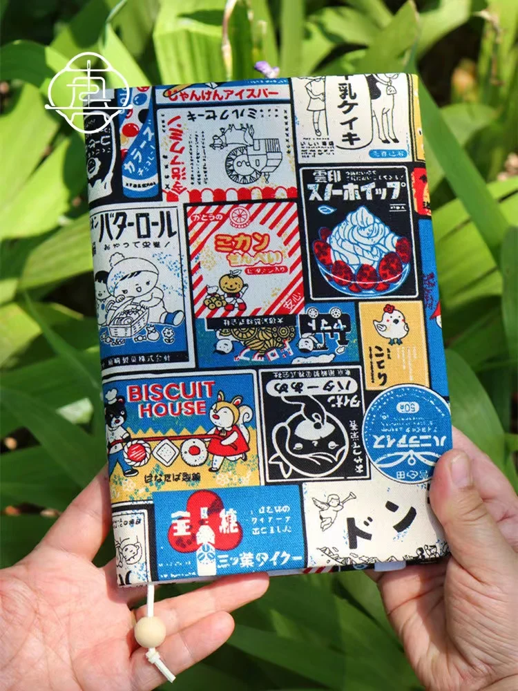 ビンテージ風ハンドメイド布製手帳カバー：おしゃれなプチギフトとしての実用性とデザイン価値