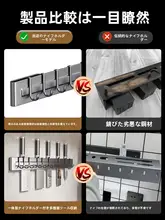 壁掛け式ナイフ収納ラック【穴あけ不要・家庭用】
