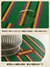 ビンテージ風円形吸水コースター【熱遮断・テーブル用・カップ＆皿置き】