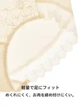 快適な履き心地の女性用中腰パンツ【抗菌機能・低角型】